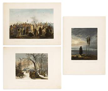 (NORTH AMERICAN ETHNOGRAPHY AND WESTERN TRAVEL.) Karl Bodmer; and Prince Maximilian zu Wied-Neuwied.
